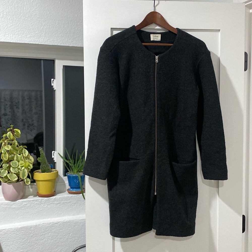 Aritzia Wilfred boiled wool coat